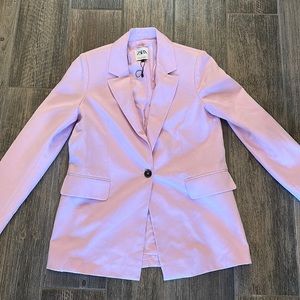 Light pink Zara blazer size Small